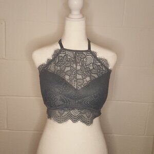 Grey Lacy Bralette